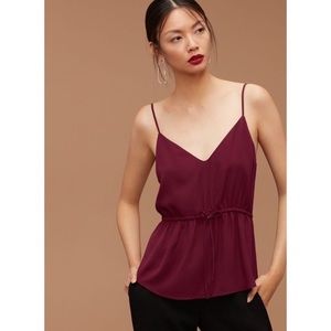 Babaton Burgundy Camisole